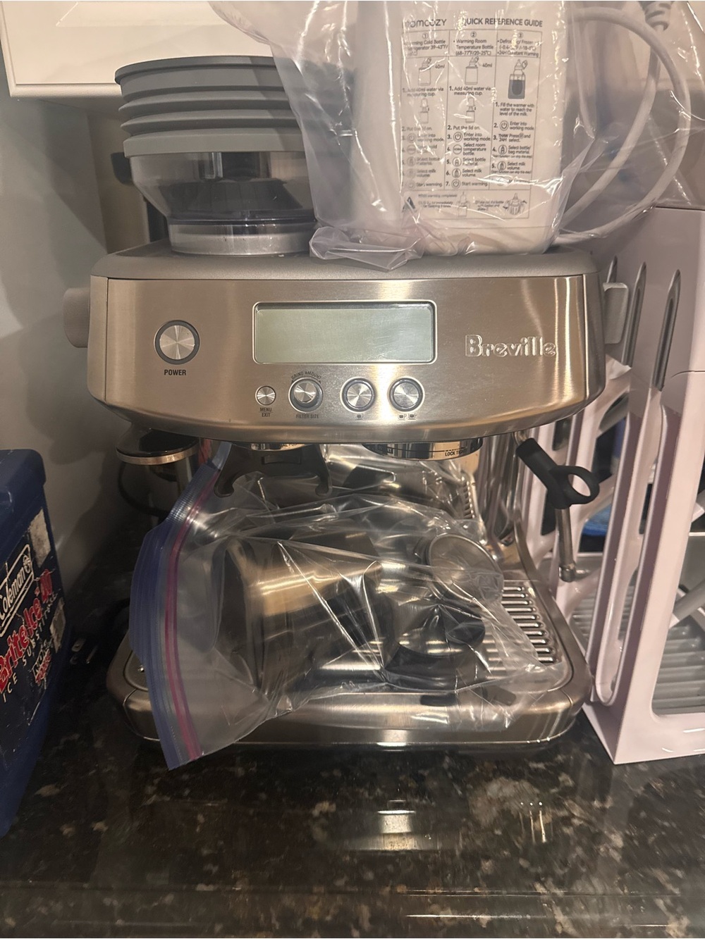Breville Stainless Steel Espresso Machine - Brushed Silver